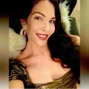 Bronze Metallic peasant blouse